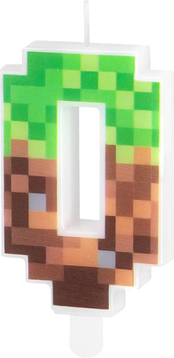 Zahlenkerze #0 - Pixel