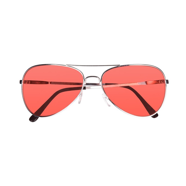 Partybrille Retro Rot