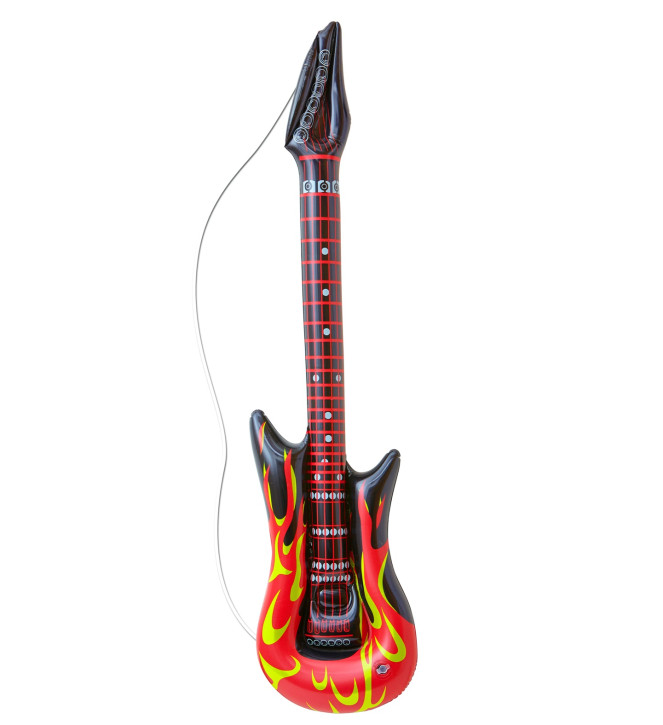 Aufblasbare Gitarre Flammen