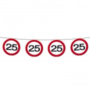 Wimpelkette 25. Geburtstag