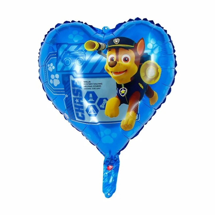 Chase Paw Patrol Herz Folienballon