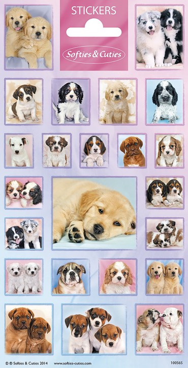 XXL-Sticker Softies+Cuties-Hunde