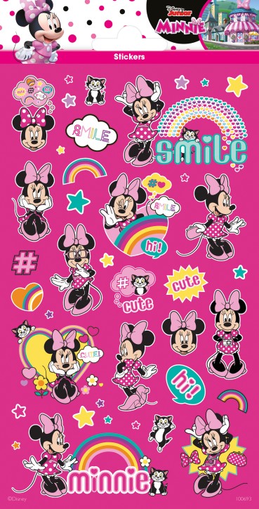 XXL-Sticker Minnie Mouse (Glitter)