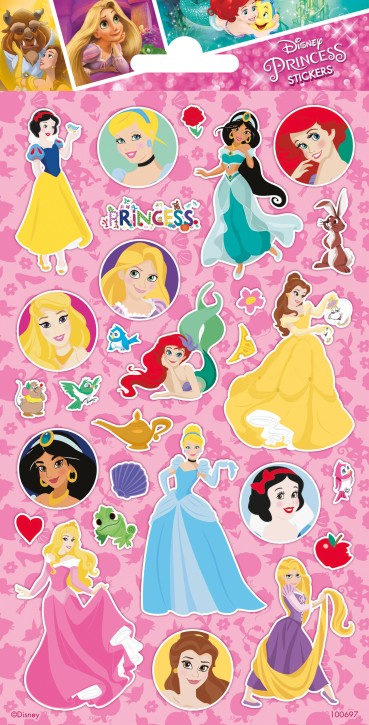 XXL-Sticker Prinzessinnen (Glitter)