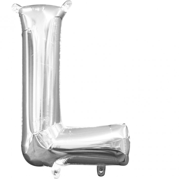 Air-Filled Folienballon silber - "L" (40cm)