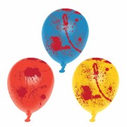 6 blutige Halloween-Luftballons