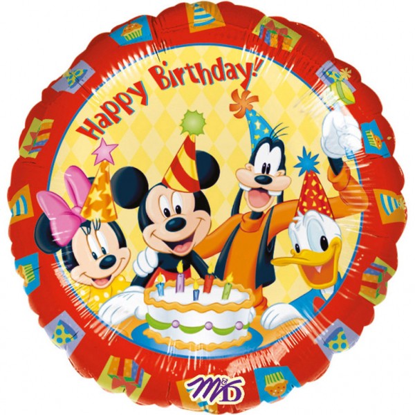 Folienballon Mickey Mouse Clubhouse - Happy Birthday (43cm)