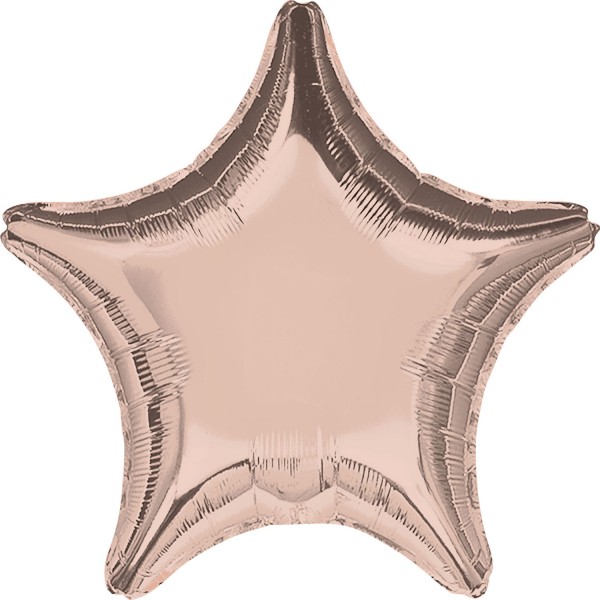 Folienballon Stern - Rose Gold Decorator (48cm)