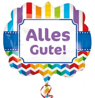 Supershape Folienballon - Alles Gute! (63x55cm)