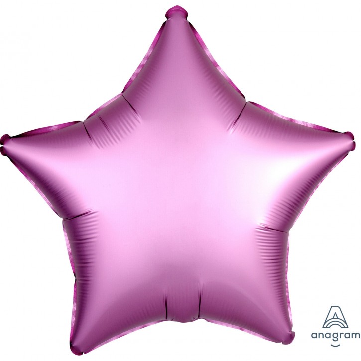 Folienballon Stern - Satin Luxe Flamingo (48cm)
