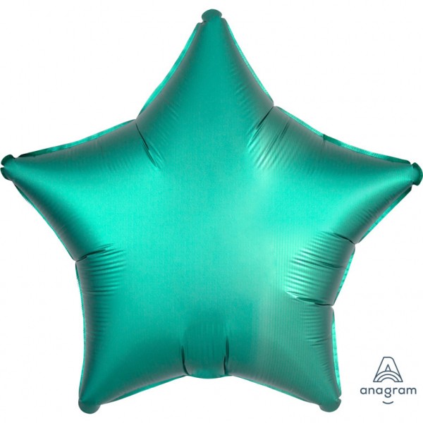 Folienballon Stern - Satin Luxe Jade (48cm)
