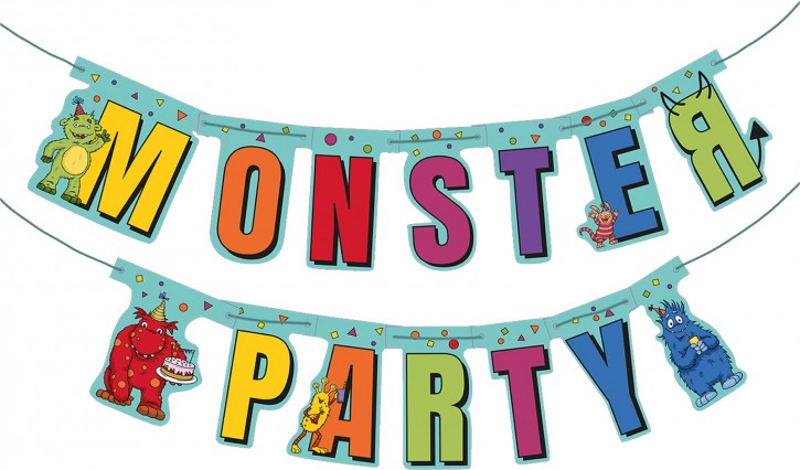 Partykette Lustige Monster
