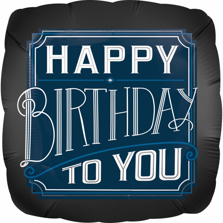 Folienballon - Happy Birthday to you (43cm)