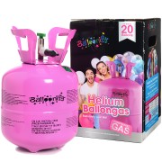 Ballongas-Flasche mit Helium für 20 Ballons