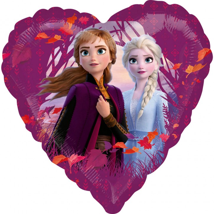 Folienballon Herz - Frozen II (43cm)