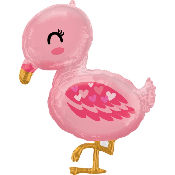 Supershape Folienballon - Baby Flamingo (81cm)