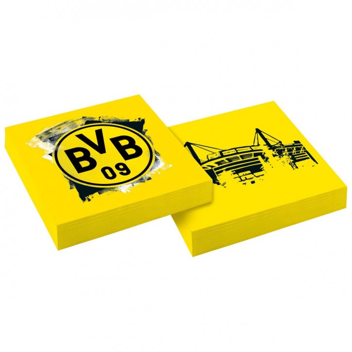 20 Servietten Borussia Dortmund