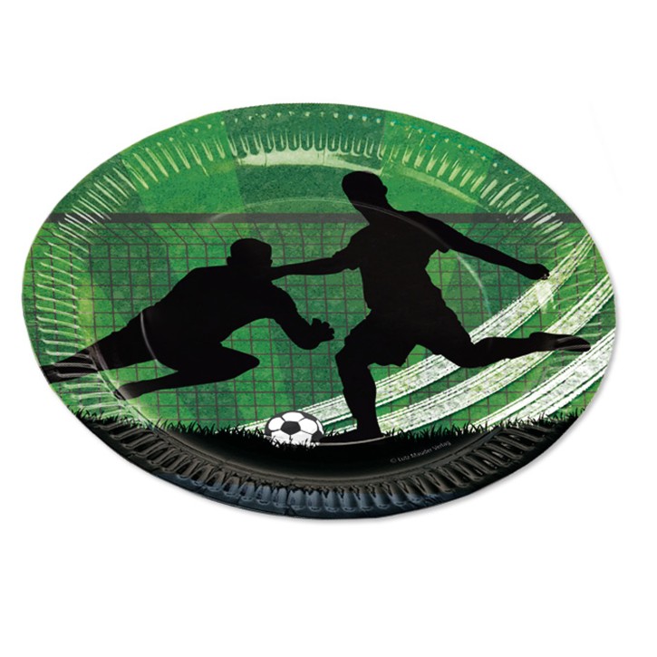 8 Teller Fußball