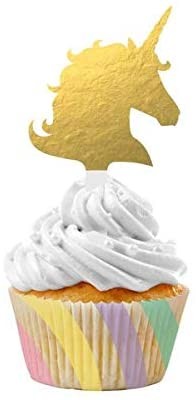 Cupcake-Set Schimmerndes Einhorn