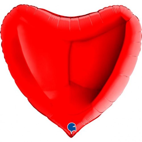 XXL Folienballon Herz - Red (91cm)