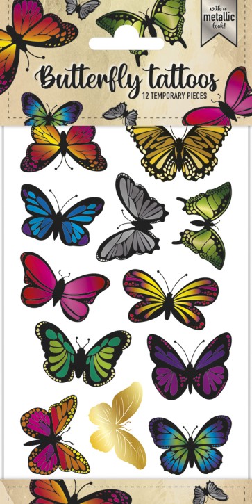 XXL-Tattoos Schmetterlinge