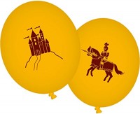 8 Luftballons Ritter & Drache