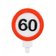 Zahlenkerze 60. Geburtstag