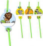 8 Trinkhalme Zoo & Zootiere
