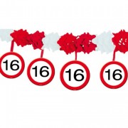 4m Girlande 16. Geburtstag
