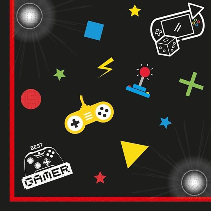 20 Servietten Gaming Party