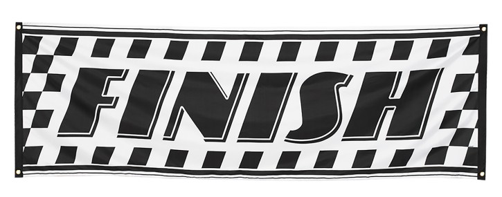 Banner "Finish"