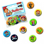 8 Mini Buttons Jungen