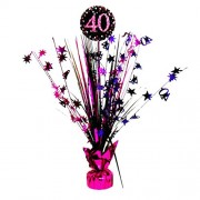 Centerpiece 40. Geburtstag - Sparkling Pink