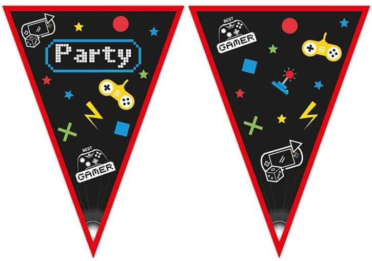 Wimpelkette Gaming Party