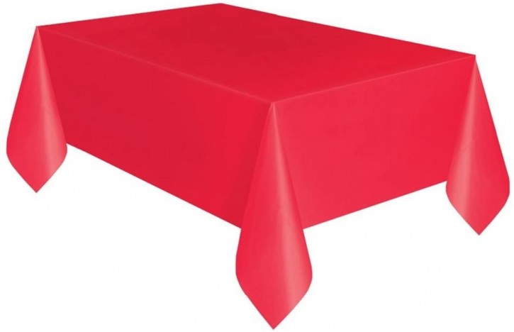 Tischdecke in Rot