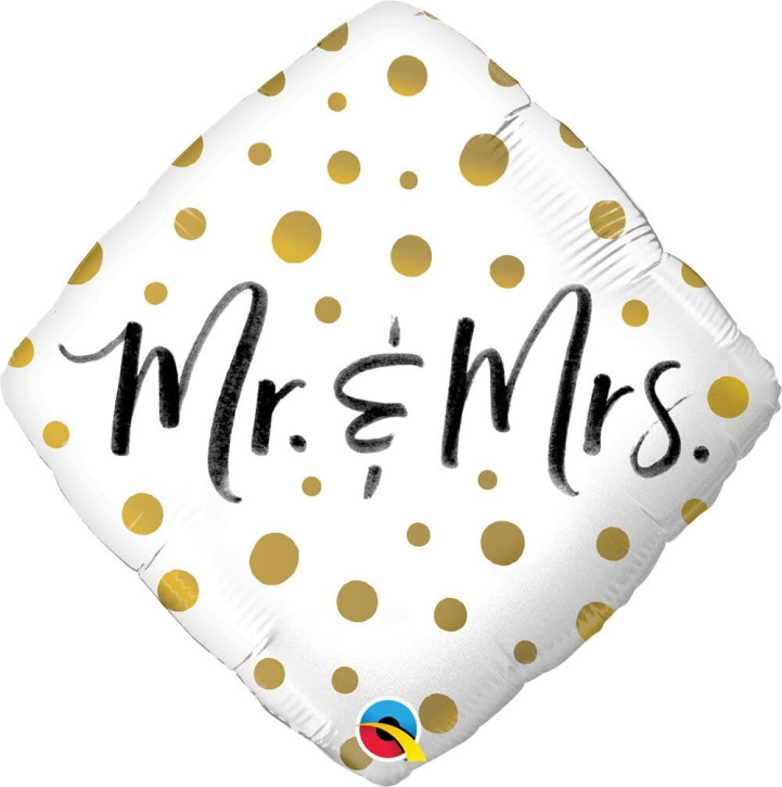 Folienballon - Mr. & Mrs. (46cm)