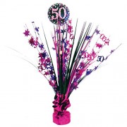 Centerpiece 50. Geburtstag - Sparkling Pink