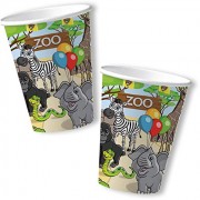 8 Becher Zoo & Zootiere