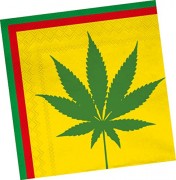 20 Servietten Reggae & Cannabis