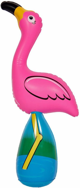 Aufblasbarer Flamingo