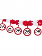 4m Girlande 25. Geburtstag