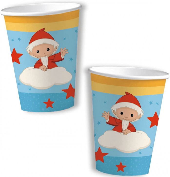 8 Party-Becher Sandmann