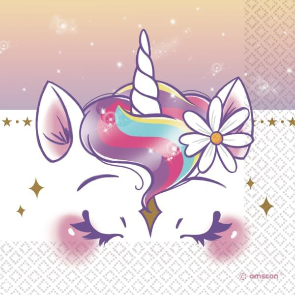 16 Servietten Unicorn Dreams