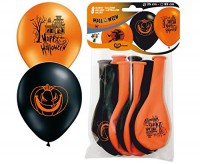 8 Luftballons Happy Halloween