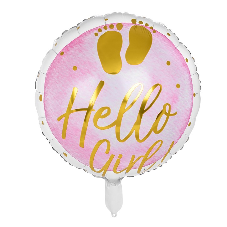 Folienballon Hello Girl
