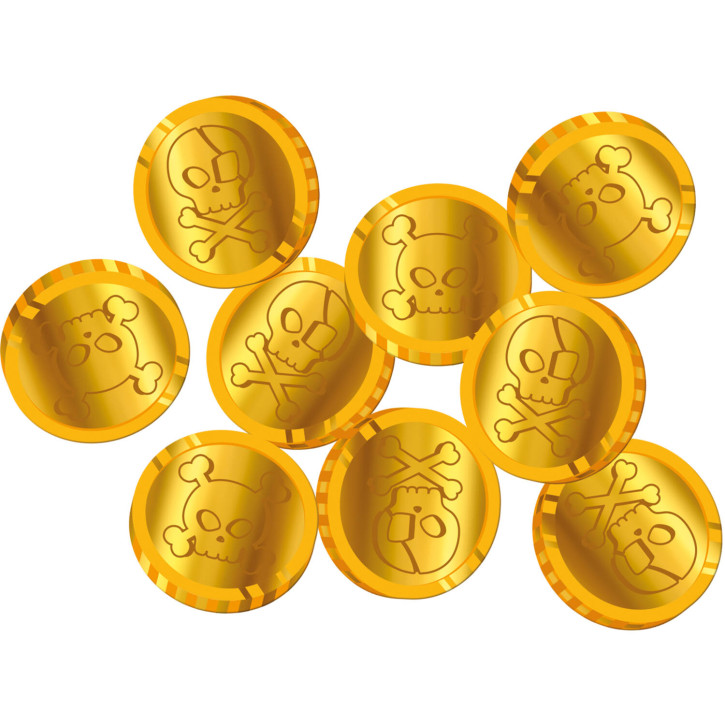Konfetti Goldmünzen