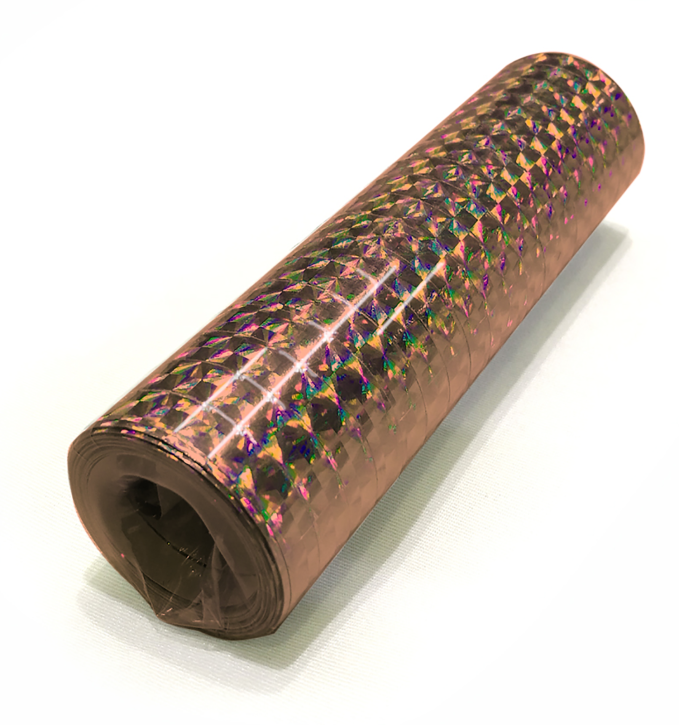 Luftschlangen in Rosegold - holographisch