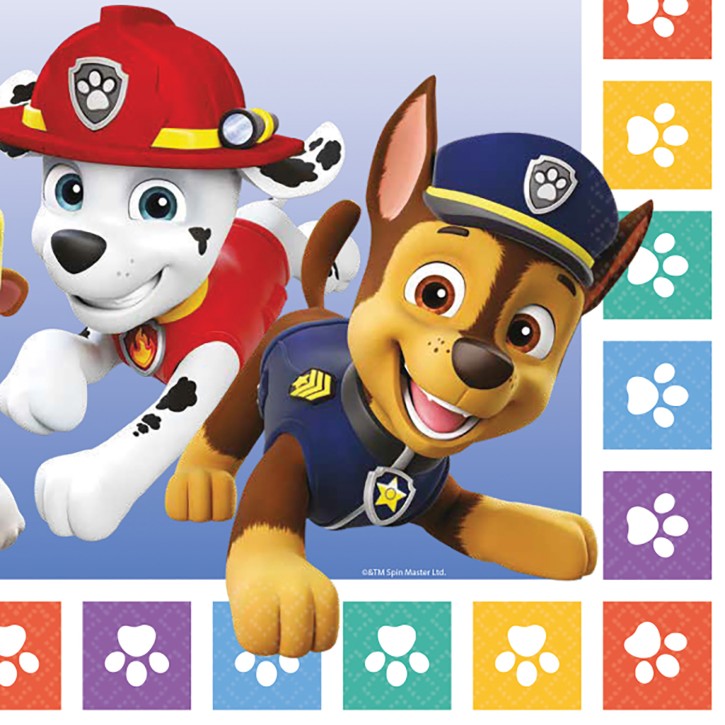 16 Servietten Paw Patrol 2022
