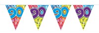 Wimpelkette für den 90. Geburtstag