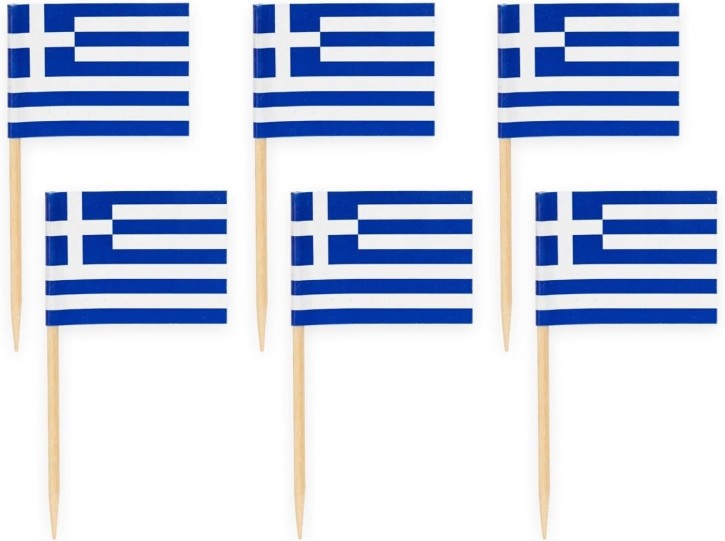 50 Flaggenpicker Griechenland